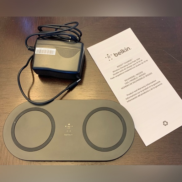 Belkin dual wireless charging pads 10W, NIB - Picture 1 of 6